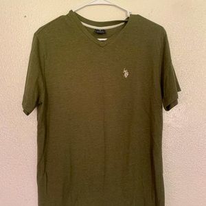 short sleeve green polo tee - Small men’s